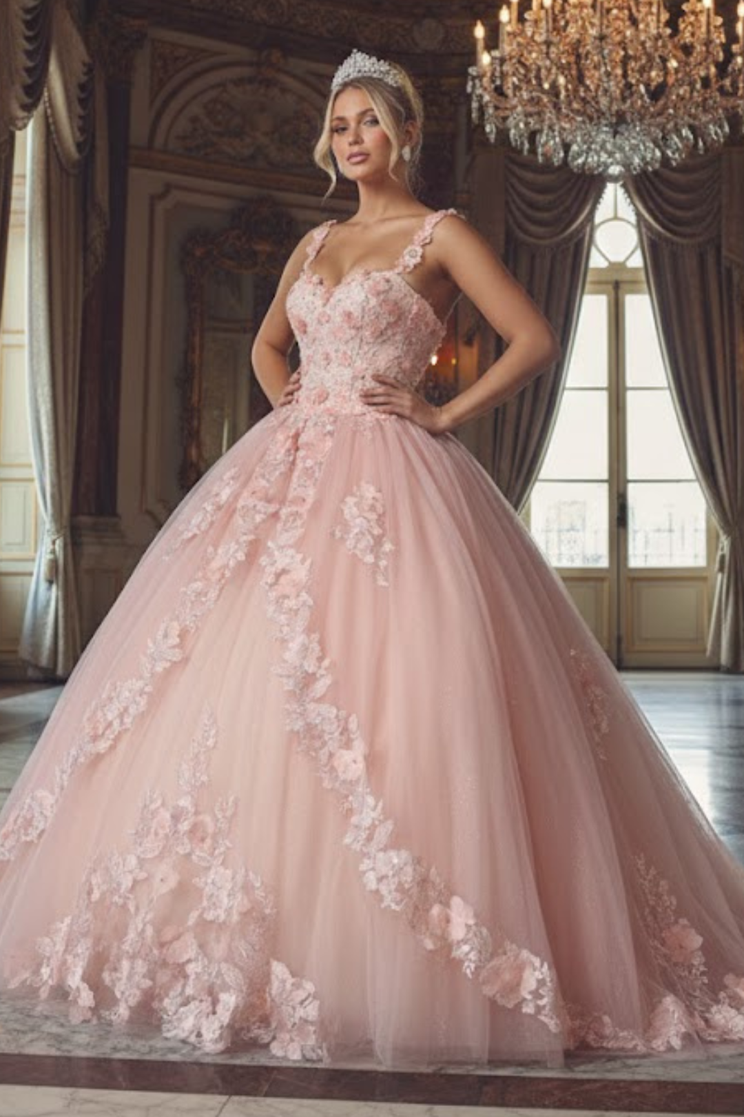 Sweet 16 Birthday Party Dress in Sage Style Ball Gown