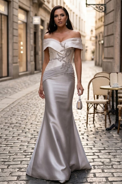 Terani Couture 2011M2159 Formal Prom Off-Shoulder Mermaid Evening Premium Dress