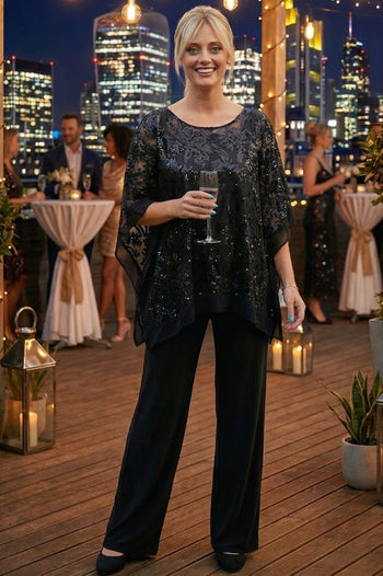 Eva USA Black Pant Suit