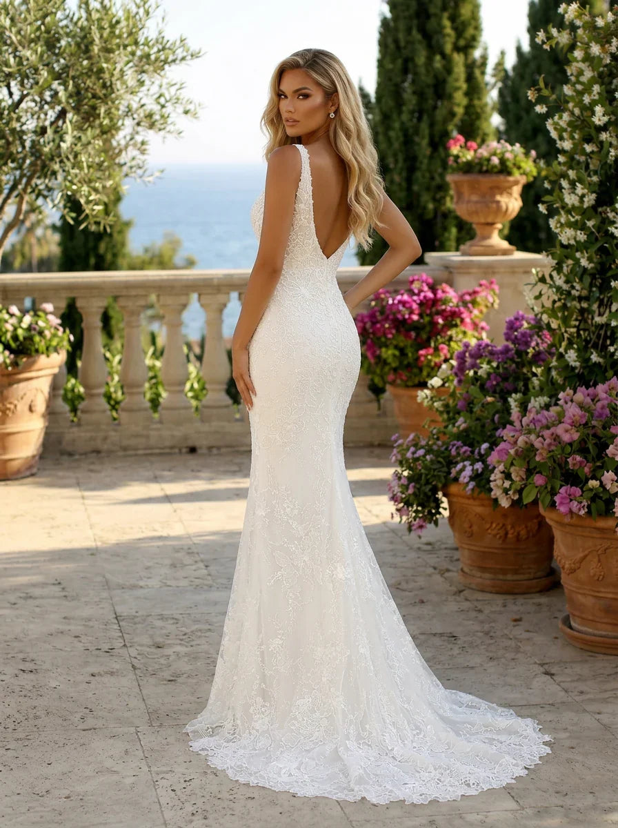 Clarisse Ivory/Nude Dress