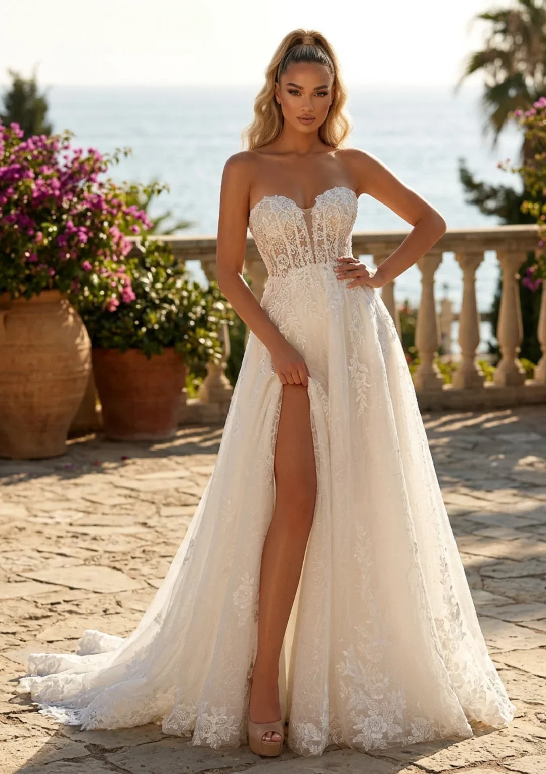 Clarisse Ivory/Ivory Dress