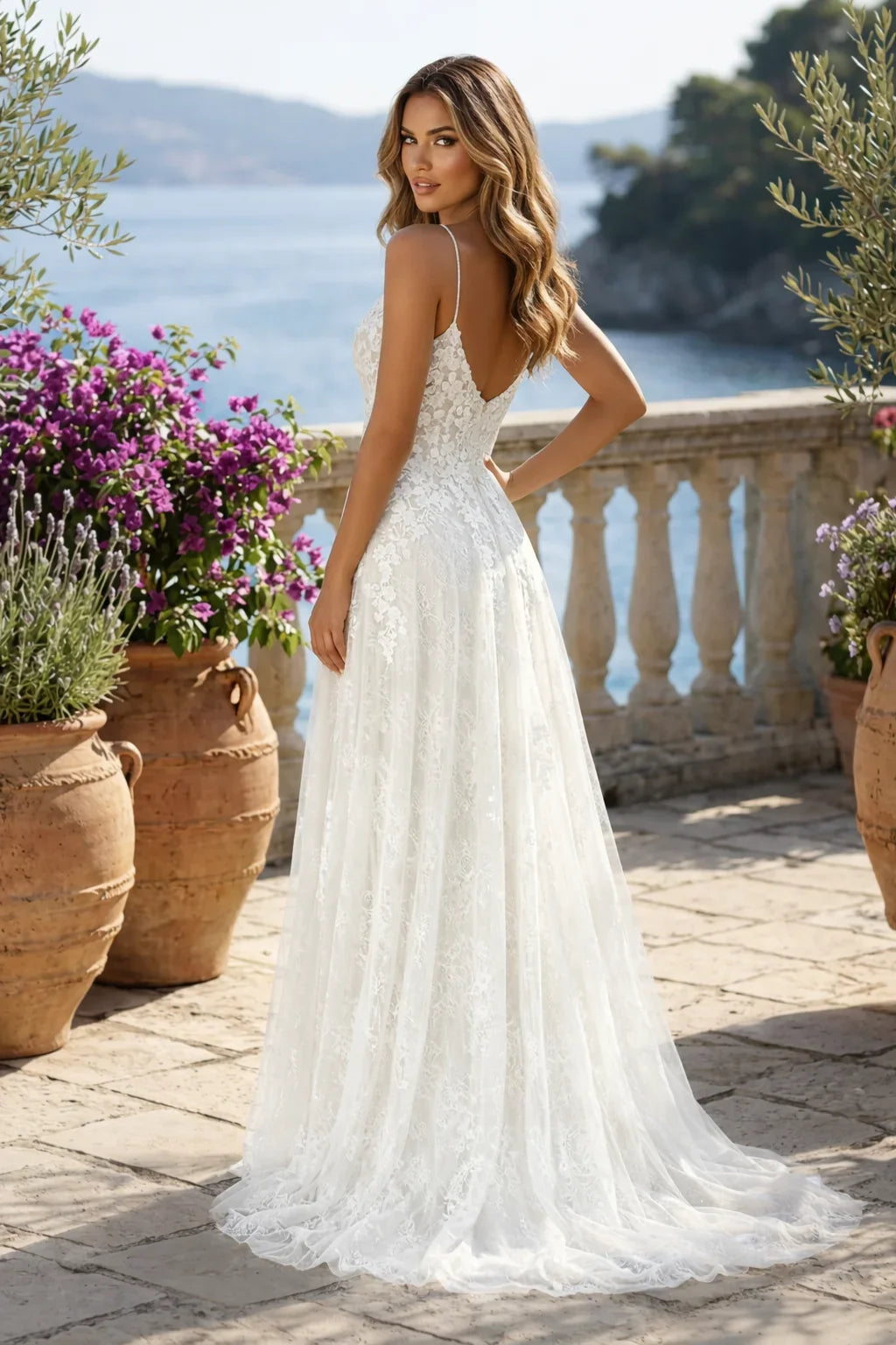 Clarisse Ivory/Blush Dress