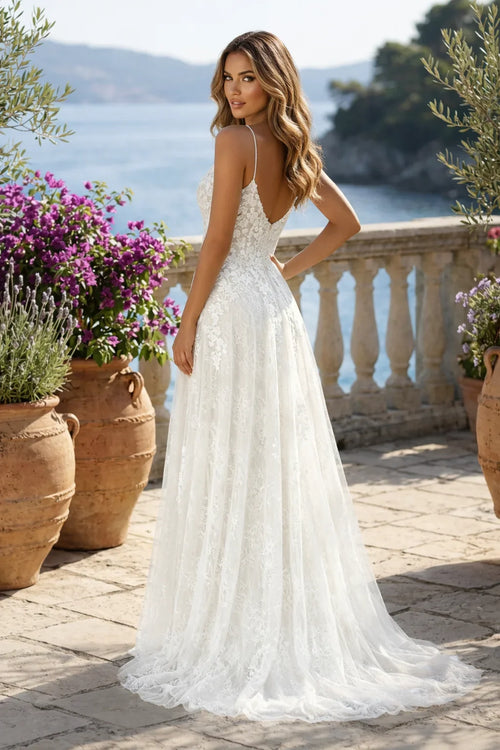 Clarisse Ivory/Blush Dress