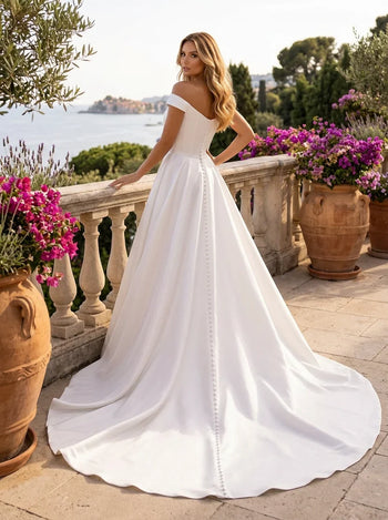 Clarisse Ivory/Ivory Dress