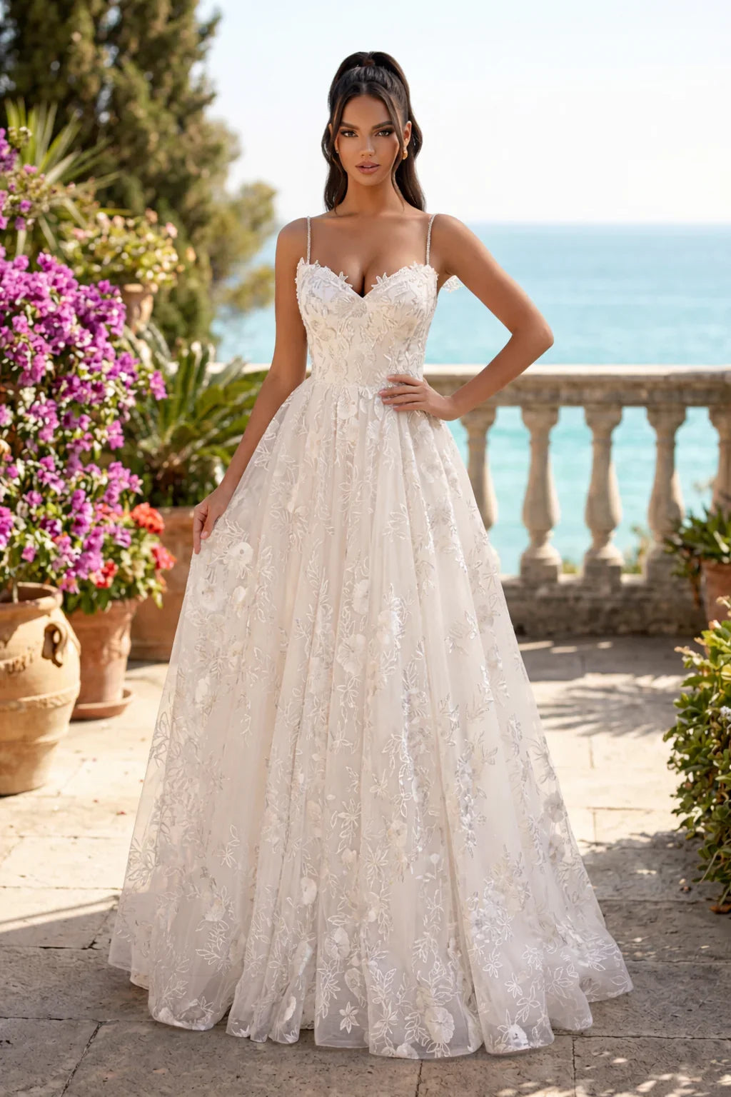 Clarisse Ivory/Ivory Dress