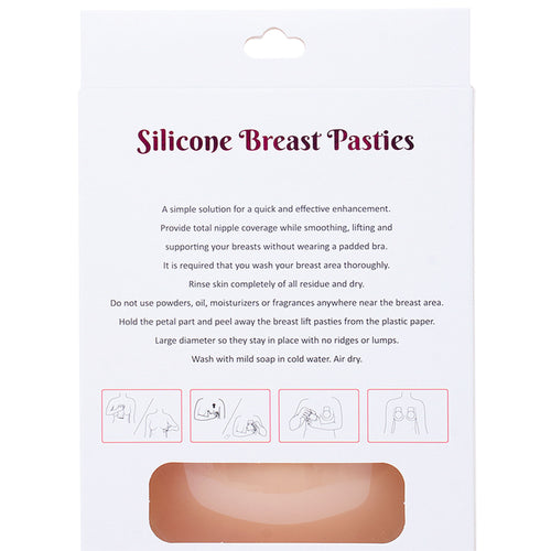 LUV ME LUV Silicone Breast Pasties – Reusable Nude Lift Pads