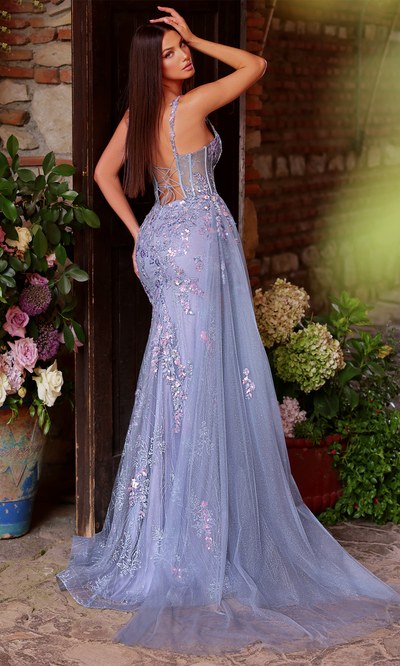 Clarisse 62156 Sheath Sweetheart Sequin Lace Floor-Length Glitter Tulle Dress