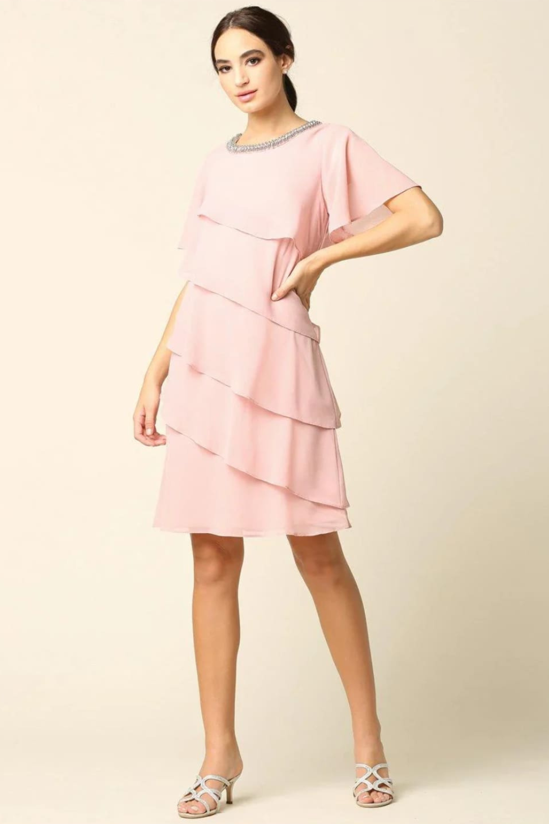 Eva USA 3361 Mother of the Bride Short Cocktail Dress