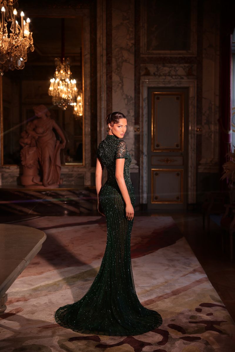 Chic and Holland FOREST GREEN Dress