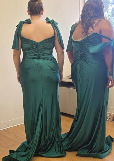 Plus Size Dress Long Simple Stretchy Evening Gown