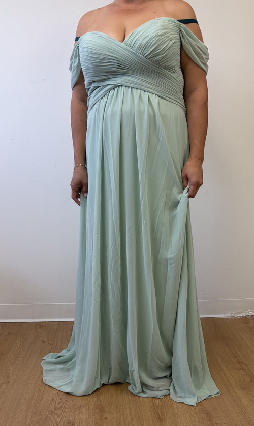 Bridesmaid Dresses Off Shoulder Evening Gown & Plus Size by MQ1711