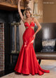 Rachel Allan 70706 Satin Fitted Cutout Gown