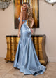 Rachel Allan 70706 Satin Fitted Cutout Gown