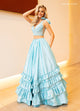 Rachel Allan 70718 Taffeta Sleeveless 2-Piece Gown