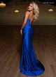 Rachel Allan 70731 Beaded Jersey Corset Slit Gown