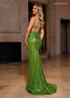 Rachel Allan 70732 Hologram Sequin Sleeveless Gown