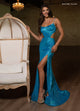 Rachel Allan 70732 Hologram Sequin Sleeveless Gown