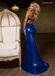 Rachel Allan 70732 Hologram Sequin Sleeveless Gown