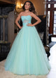 Rachel Allan 70761 Tulle Strapless A-line Gown