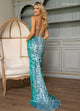 Rachel Allan 70770 Beaded Sleeveless Slit Gown