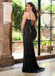 Rachel Allan 70780 Beaded Sleeveless Slit Gown