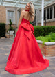 Rachel Allan 70781 Shiny Satin Strapless A-line Gown