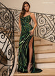 Rachel Allan 70806 Beaded Sweetheart Slit Gown