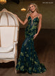 Rachel Allan 70858 Glitter Fitted Sleeveless Gown