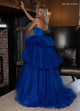 Rachel Allan 70876 Strapless Tiered Ball Gown