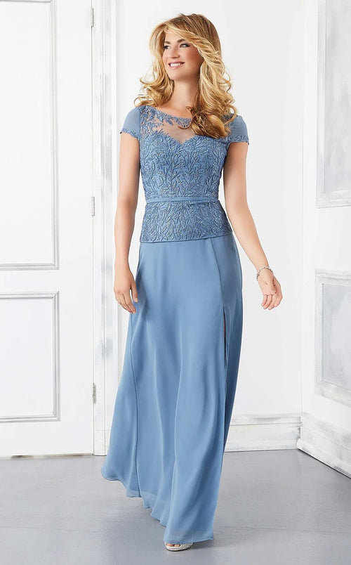 Mother of the Bride Dresses Mother of the Bride Long Formal A Line Dress Slate