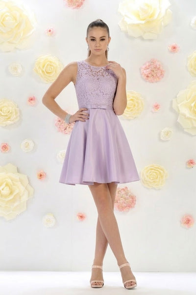 Simple & Classy Short Bridesmaids Dress