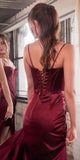 Ladivine 7498 Satin Evening Gown
