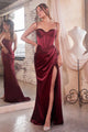 Ladivine 7498 Satin Evening Gown