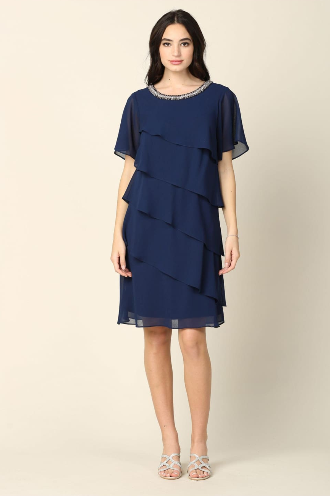 Eva USA 3361 Mother of the Bride Short Cocktail Dress