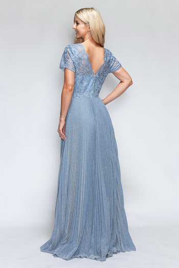 Lenovia 8139 Short Sleeve Mother Of The Bride Gown-New Collection