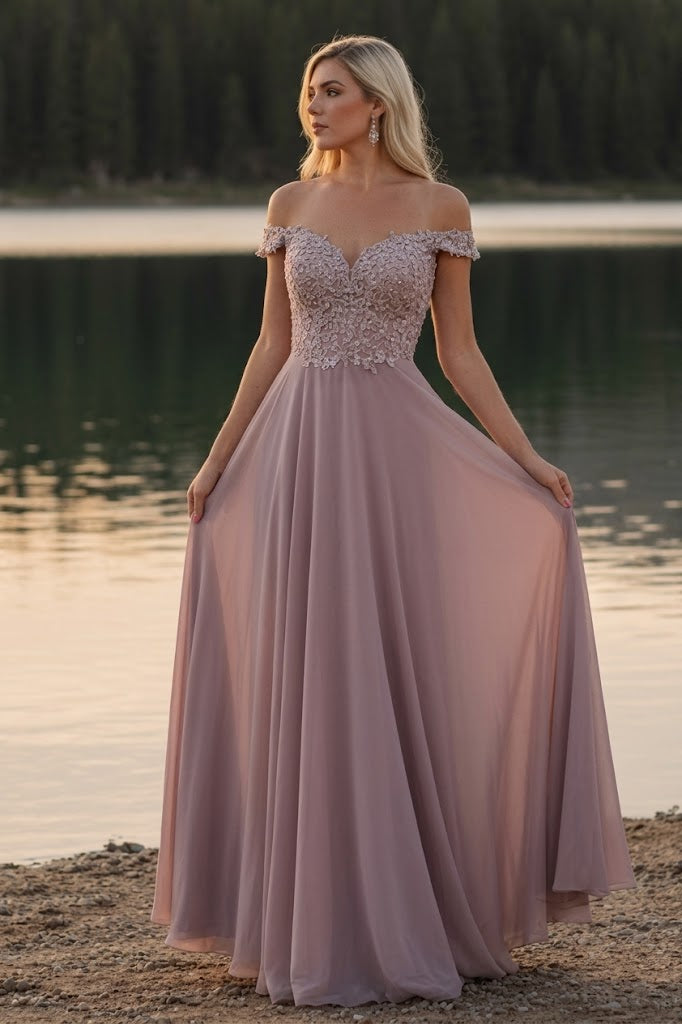 Red Bridesmaid Dresses in Satin and Plus Size Gowns by MQ1602