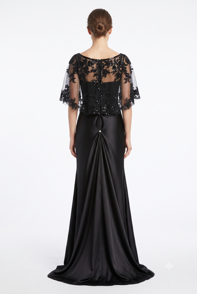 Sequin Lace Mermaid Mother of the Bride Gown By May Queen MQ2173