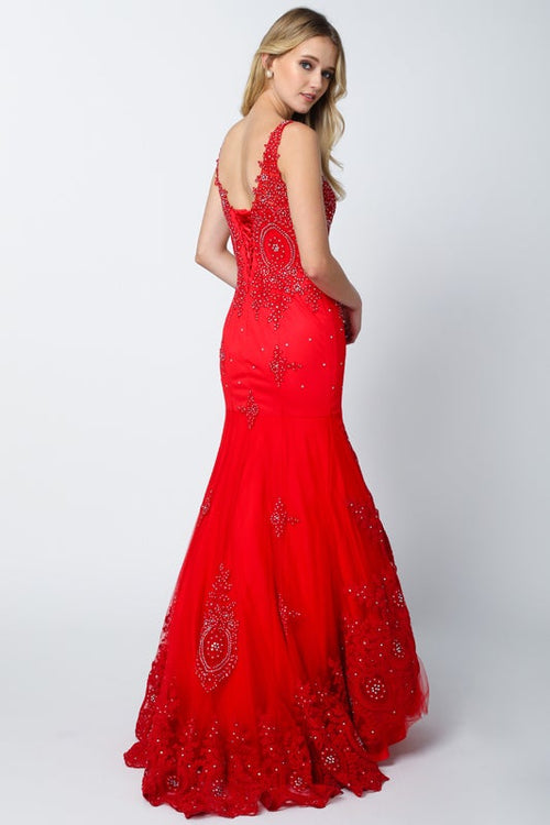 Juliet Red Long Formal Dresses