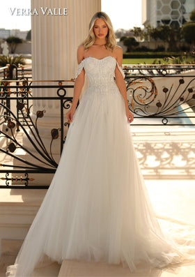 Clarisse 900281 Sweetheart Glitter Tulle A-Line Bridal Gown