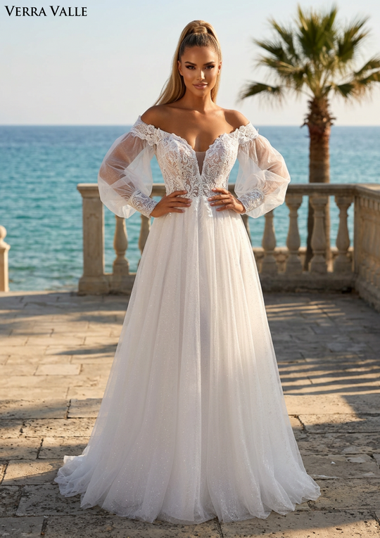 Clarisse Ivory/Ivory dress