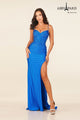 Abby Paris 90305 Beaded Sleeveless Slit Evening Gown