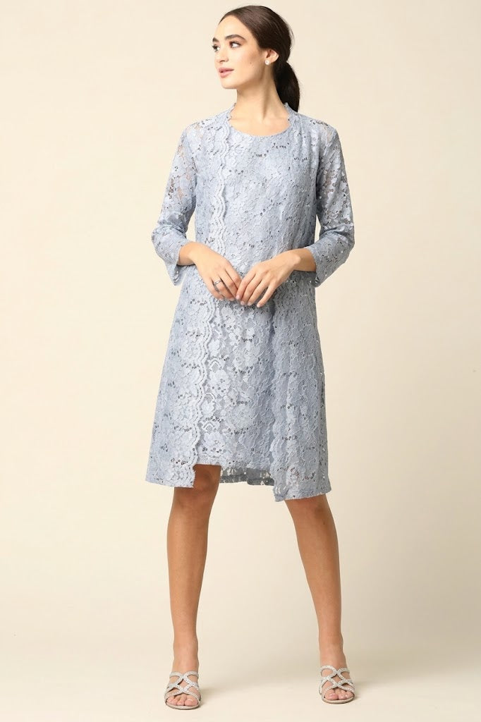 Eva USA Champagne Mother of the Bride Dress