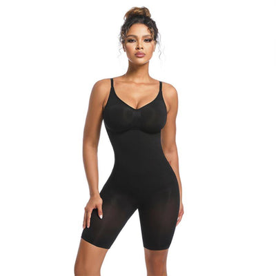 Body moldeador sin costuras hasta la mitad del muslo (negro o nude)