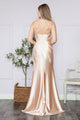 Poly USA 9358 One Shoulder Fitted Sequin Embroidery Beaded Long Dress