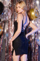 Abby Paris 94167 Beaded Fitted Short Corset Dress