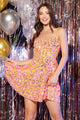 Abby Paris 94196 Sequin Short Sweetheart A-line Dress