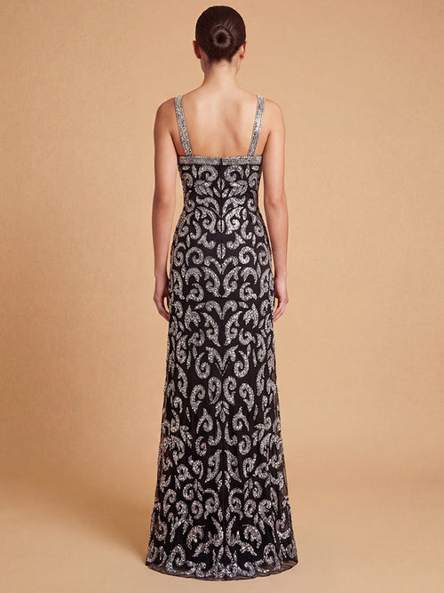 Lara New York Nude/Gunmetal Dress