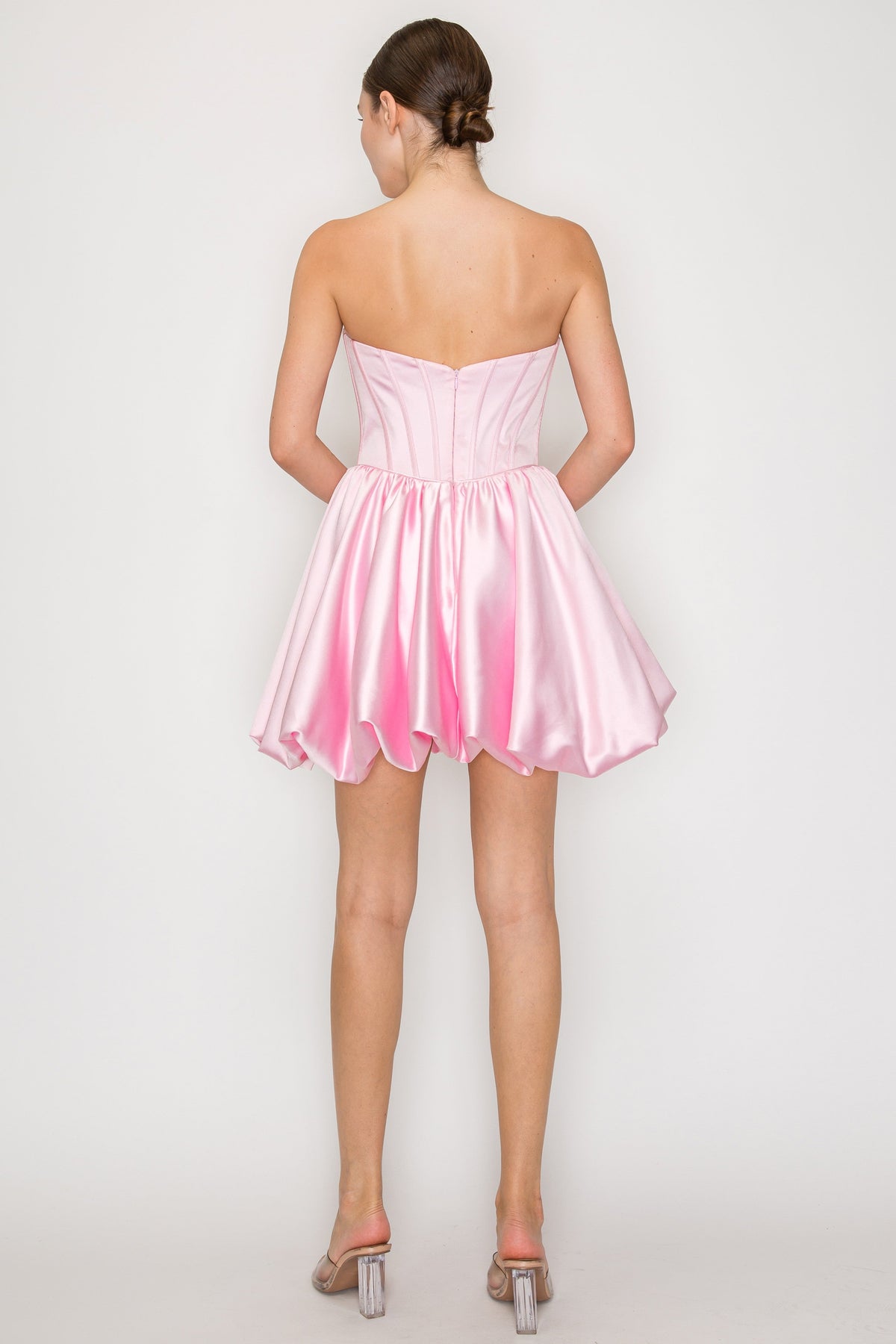 Poly USA Pink Short Cocktail Dresses