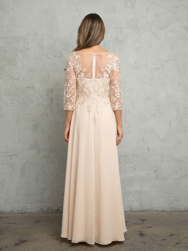 Eva USA 5258 Long A-Line Mother of the Bride Formal Dress