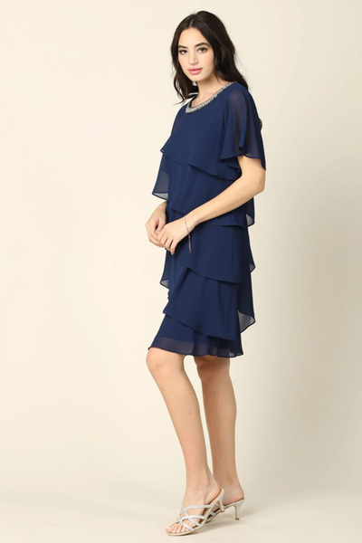 Eva USA 3361 Mother of the Bride Short Cocktail Dress